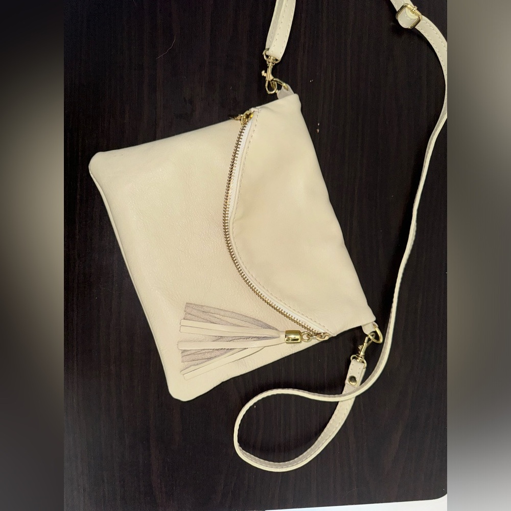 Leather crossbody